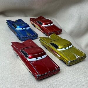 Disney Pixar Cars character Ramone Blue, Red, Orange & Yellow die-cast Set